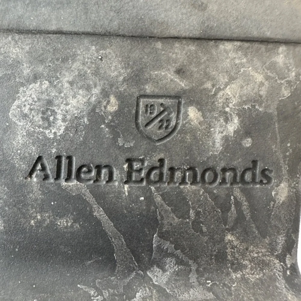 Allen Edmonds Road Warriors Split Toe Leather Dress Shoes‎ Black Mens 10.5 D